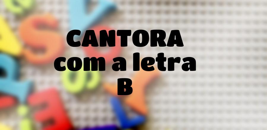 Cantora que Começa com a Letra B