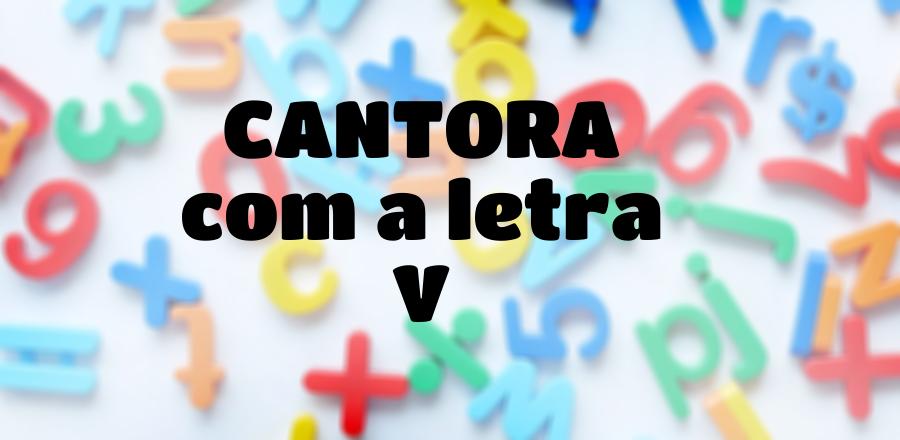 Cantora que Começa com a Letra V