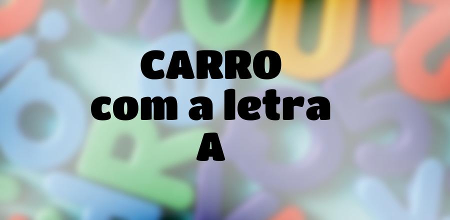 Carro que Começa com a Letra A