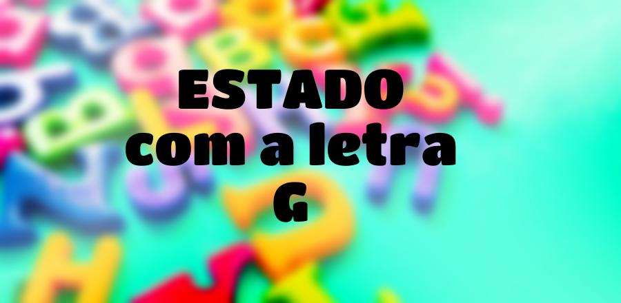 Estado que Começa com a Letra G
