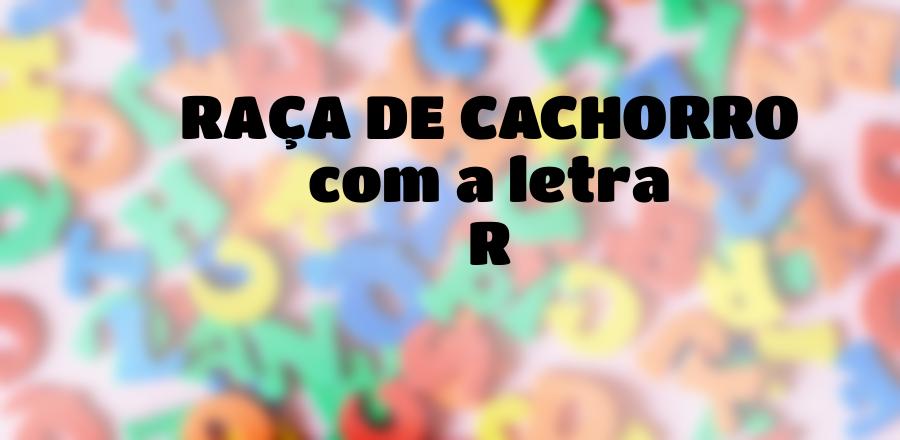 Raça de Cachorro que Começa com a Letra R